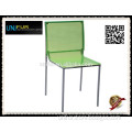 Wholesale armless modern plastic dining chair with backrest